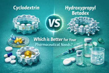 Ciklodekstrin v primerjavi s hidroksipropil betadexom: kateri je boljši za vaše farmacevtske potrebe?