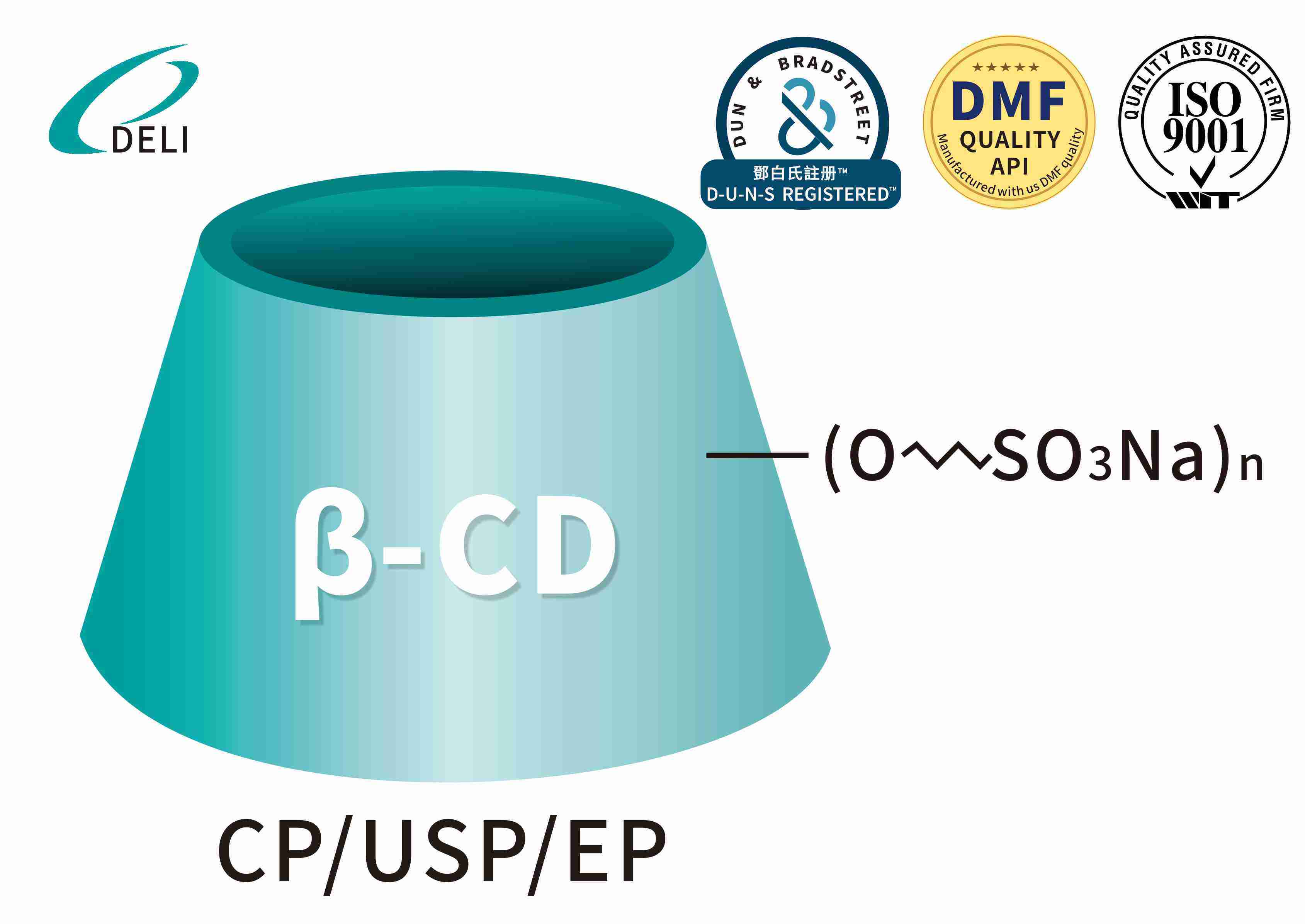 Betadex sulfobutil eter natrij USP 99%